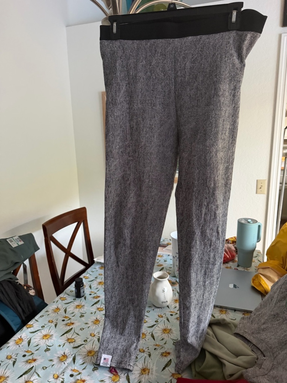 Women's Crewneck Knit Sweater & Pants Set - Gray - Picture 2 of 8